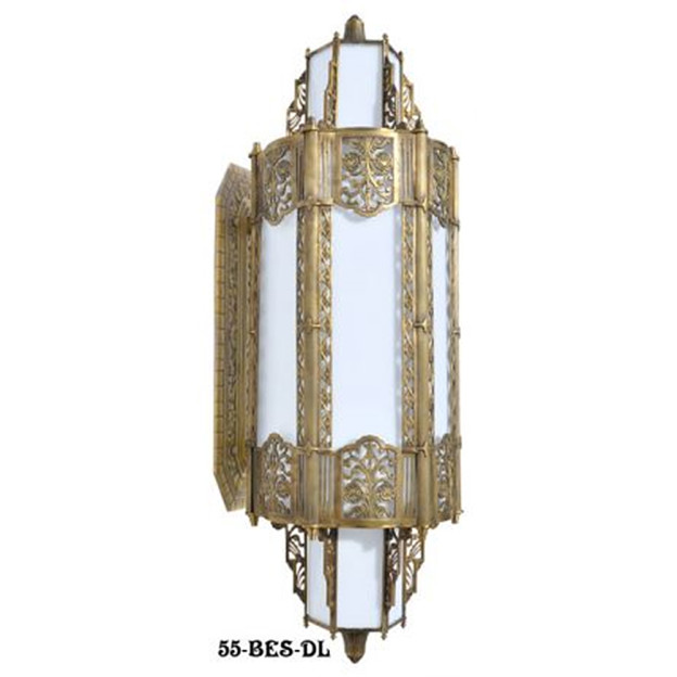 New Large Outdoor Art Deco Wall Sconce. Perfect for Commercial